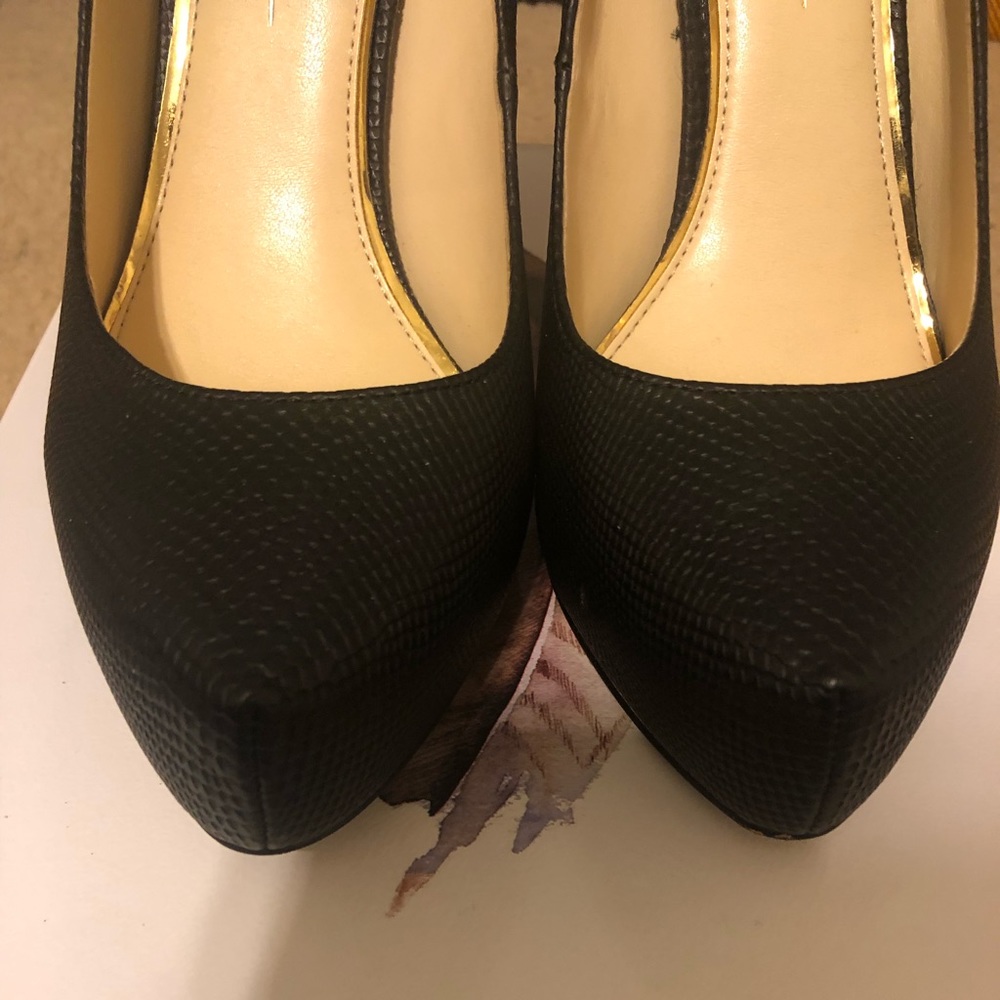 ☀️Jessica Simpson Black Suede Heels - Picture 3 of 4